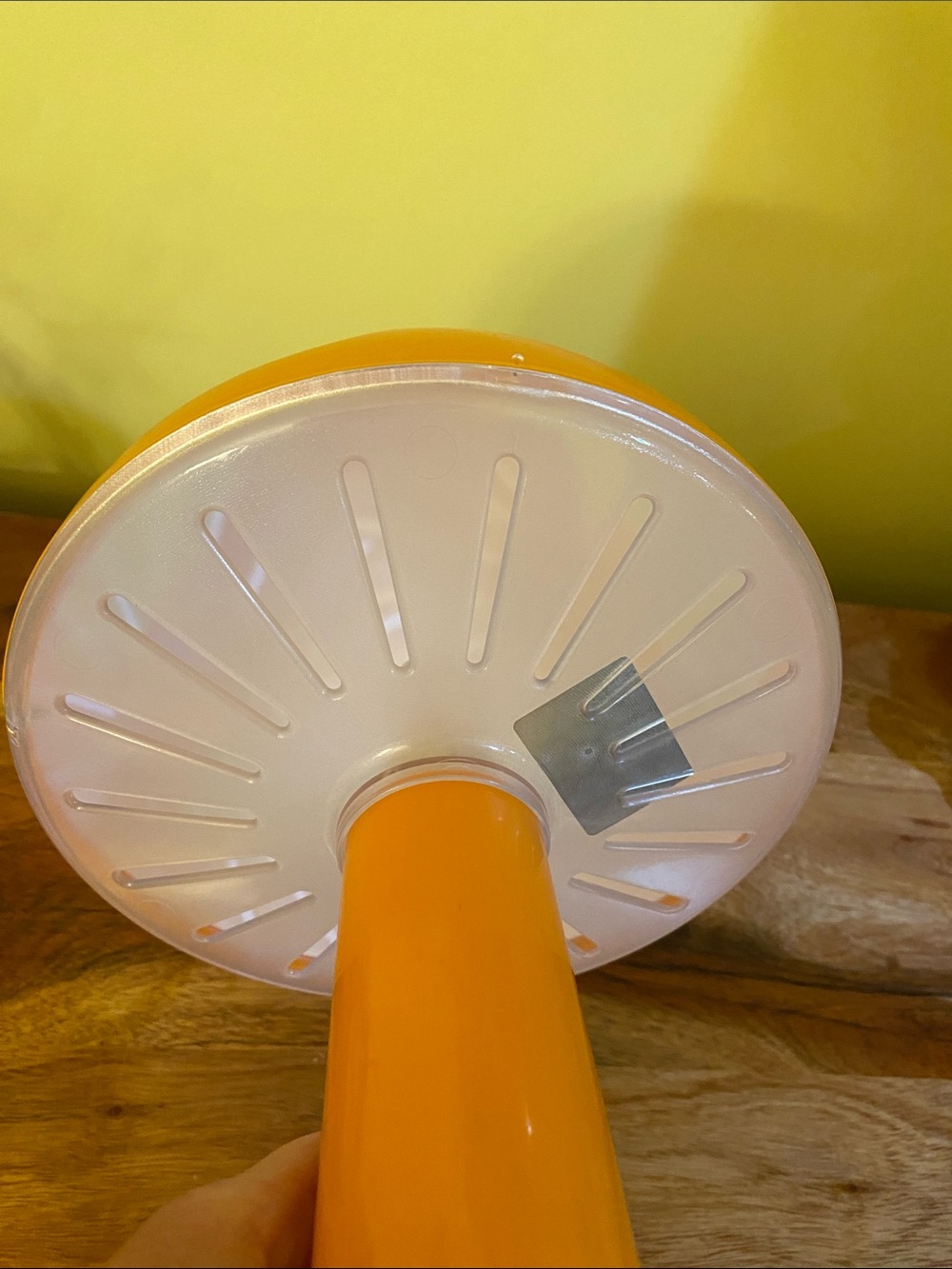 Vintage Ikea Skojig Table Lamp Orange Cloud Mushroom -Retired - Picture 5 of 7